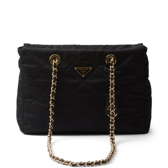 New Prada Re-edition 1995 Medium Chain Nylon Tote - Picture 1 of 4